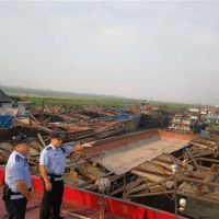湖北打擊非法采砂、拆除砂石碼頭 監利復綠41個港口碼頭！